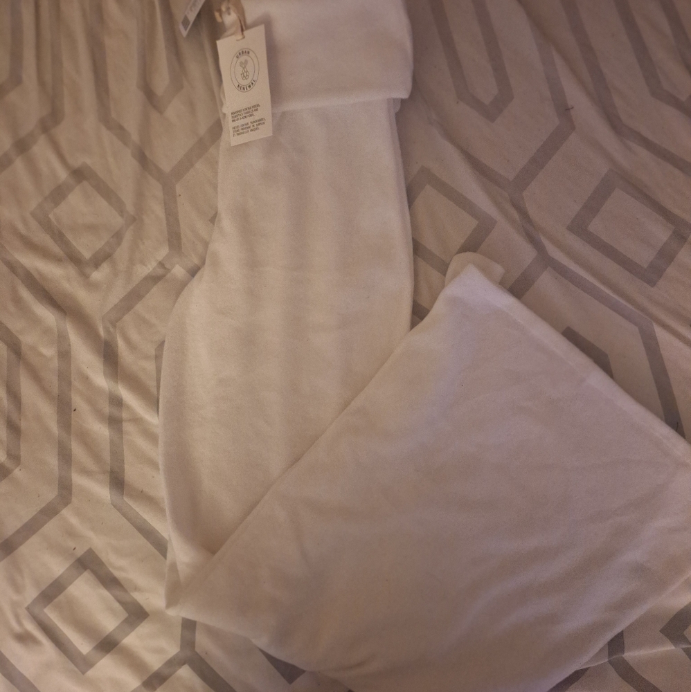 Urban Outfitters White Wide Leg Lounge Pants